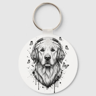 Dog Business Keychain