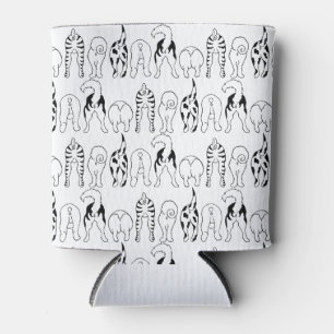 Dog Butts Pattern Can Cooler