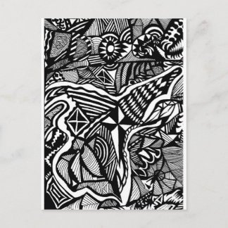 Dog can you see it postcard