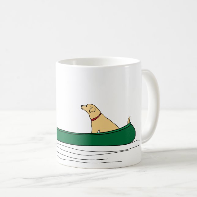 Dog Canoe Trip Mug (Front Right)