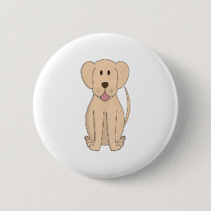Dog Cartoon Amazing Labrador Retriever 2 Inch Round Button