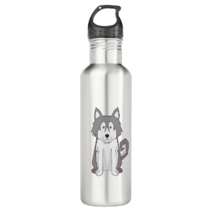 Dog Cartoon Amazing Siberian Husky 710 Ml Water Bottle