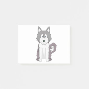 Dog Cartoon Amazing Siberian Husky Post-it Notes