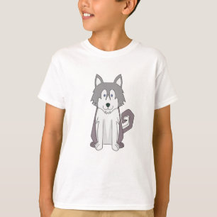 Dog Cartoon Amazing Siberian Husky T-Shirt
