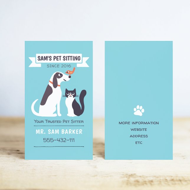 Dog, Cat and Bird Pet Services Animal Lover Cute (Creator Uploaded)