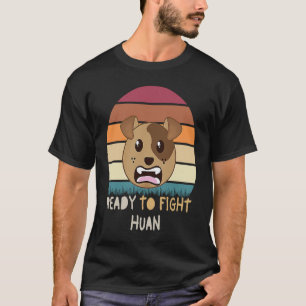 Dog & Cat Apparel Ready To Fight Huan 9 T-Shirt