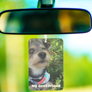 Dog Cat Pet Memorial Photo Paws Heart Custom Air Freshener