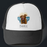 Dog Cat Pet Paw Photo & Text Trucker Hat<br><div class="desc">Here at AdeliaGifts we love this Dog Cat Pet Paw Photo & Text Trucker Hat and we think you will love it too. 
The perfect gift or just treat yourself! 
We have a HUGE selection of products with most designs available for Men,  Women and Kids. Check them out!</div>