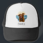 Dog Cat Pet Paw Photo & Text Trucker Hat<br><div class="desc">Here at AdeliaGifts we love this Dog Cat Pet Paw Photo & Text Trucker Hat and we think you will love it too. 
The perfect gift or just treat yourself! 
We have a HUGE selection of products with most designs available for Men,  Women and Kids. Check them out!</div>