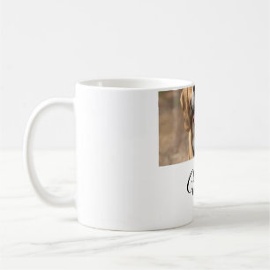 Dog cat photo add pet name cu custom personalized coffee mug