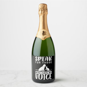 Dog Cat Sparkling Wine Label