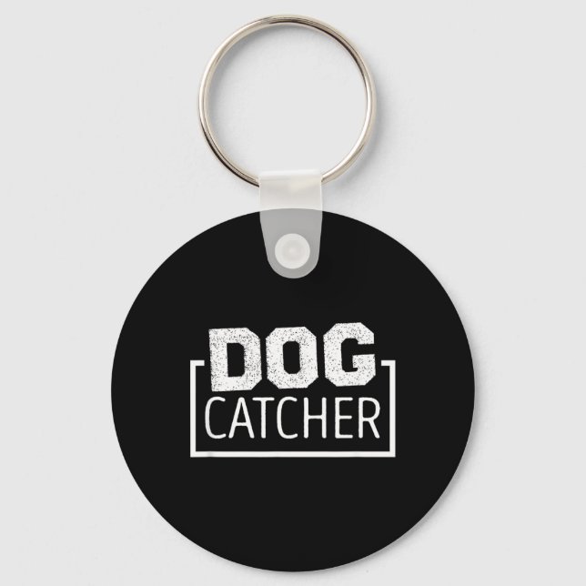 Dog Catcher Halloween Costume Keychain (Front)