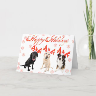 Dog Christmas Card