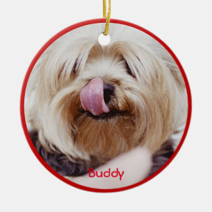 Dog Christmas Ornaments Add Custom Photo