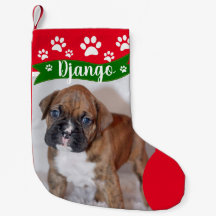 Dog Christmas Stockings - Personalized Photo