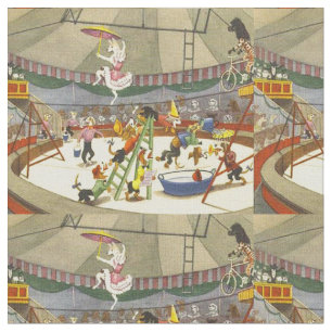 Dog Circus Fabric - Cutest Cottons & Linens - New!