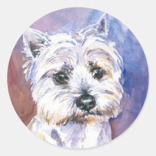 Dog Classic Round Sticker