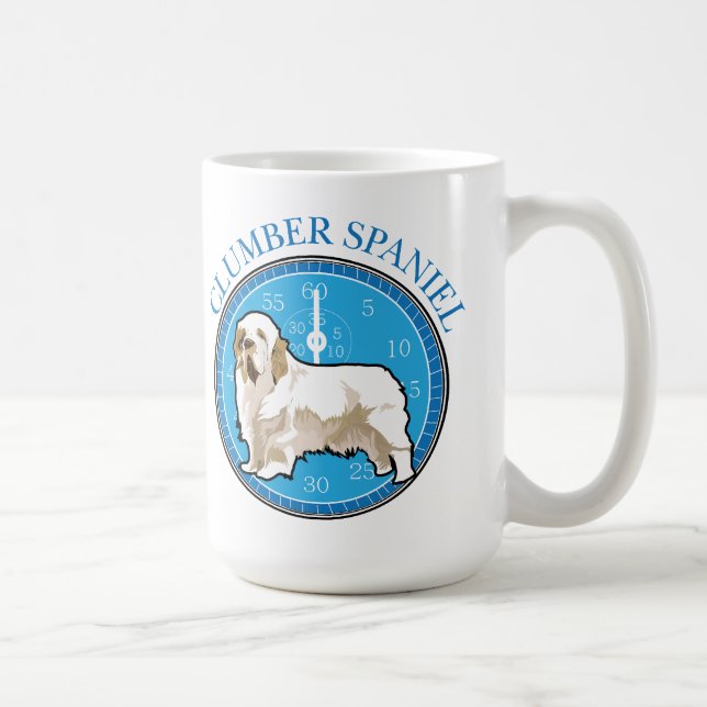 Dog Clumber  Spaniel Coffee Mug (Right)