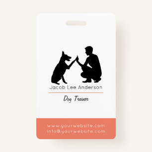 Dog coach badge