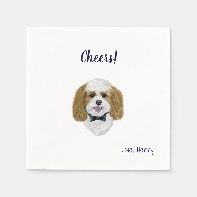 Dog Cocktail Napkins (Front)