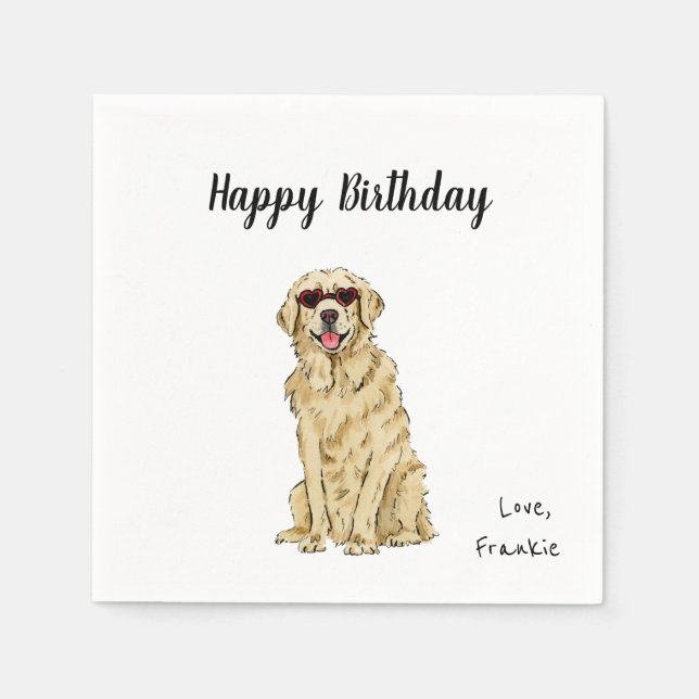 Dog Cocktail Napkins (Front)