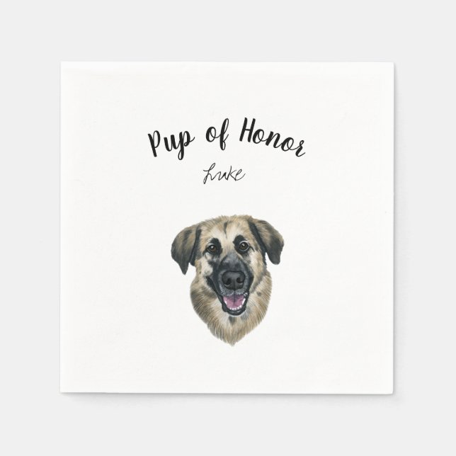 Dog Cocktail Napkins (Front)