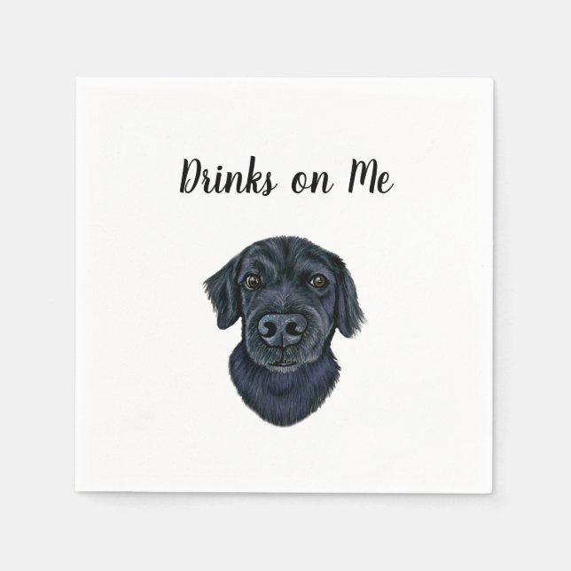 Dog Cocktail Napkins (Front)