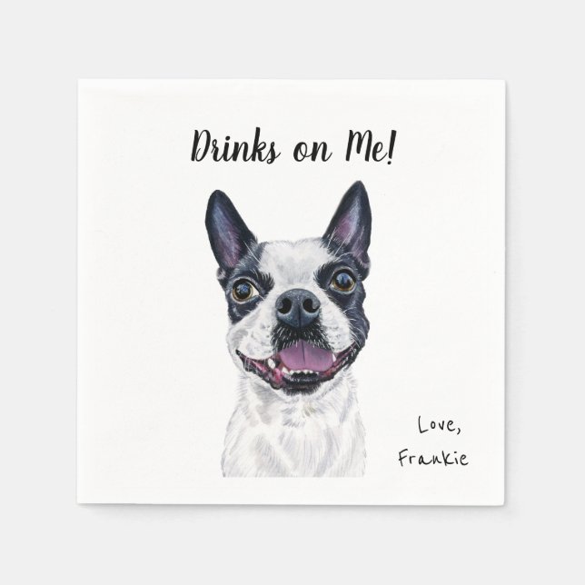 Dog Cocktail Napkins (Front)