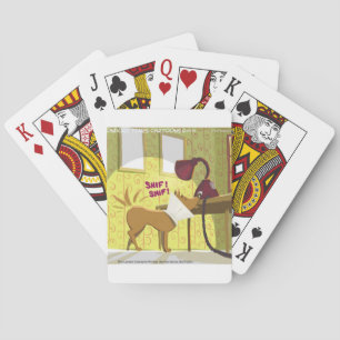 Dog Conehead Funny Playing Cards