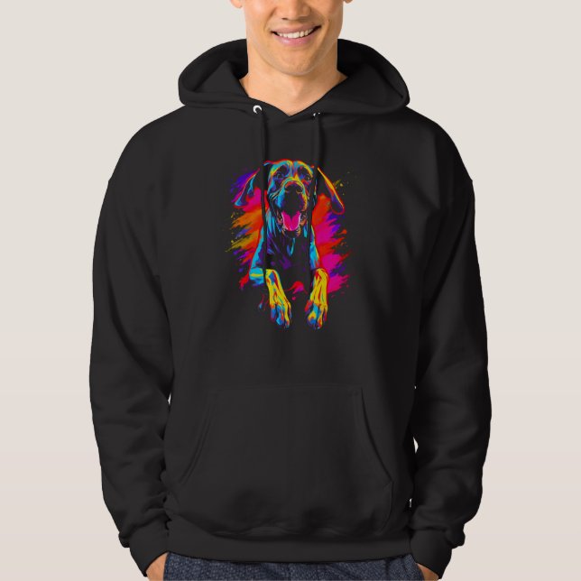 Dog Cool Great Dane Hoodie (Front)
