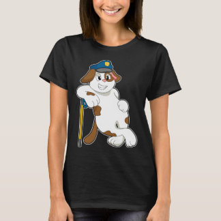 Dog Cop Baton Police T-Shirt
