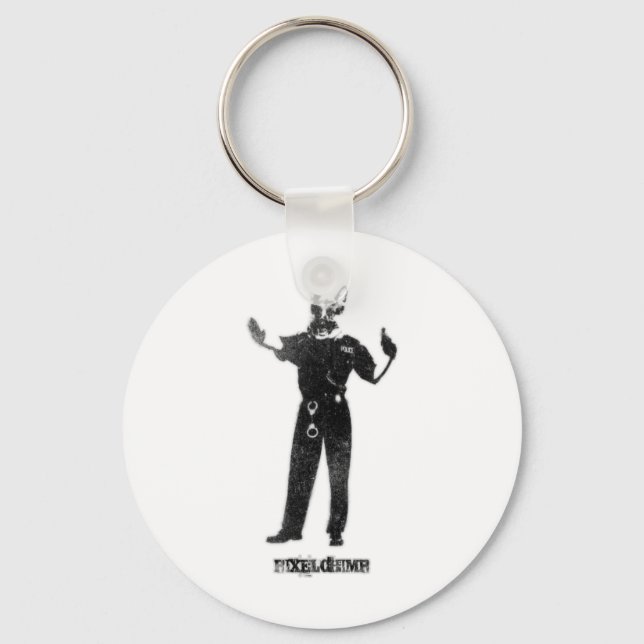 Dog Cop Keychain (Front)