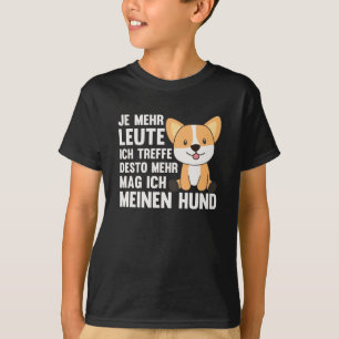 Dog Corgi Doesn't Like People, Cute Dogs T-Shirt