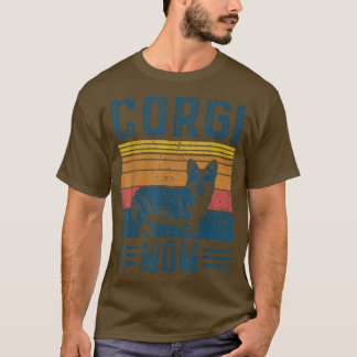 Dog Corgi MomVintage Corgi Mom  T-Shirt