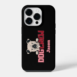 Dog Crew Bulldog Custom iPhone 14 Pro Case