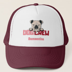 Dog Crew Bulldog Custom Trucker Hat