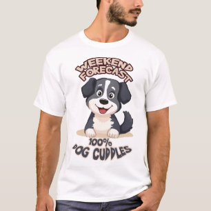 Dog cuddles funny T-Shirt