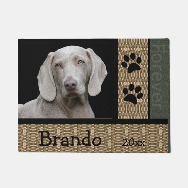 Dog Custom Photo  Doormat (Front)