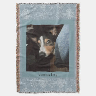 Dog Customize Photo Throw Blanket