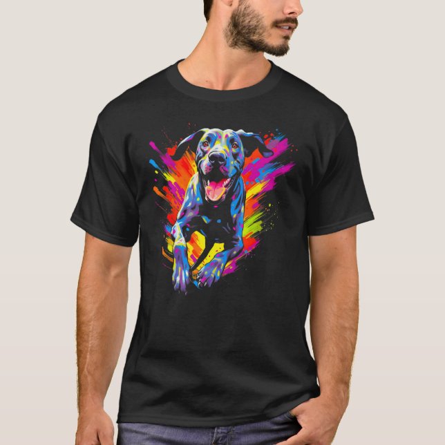 Dog Cute Great Dane T-Shirt (Front)