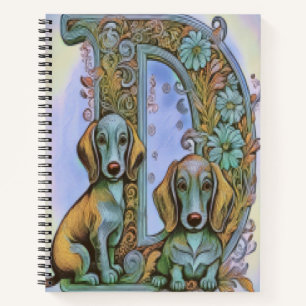 Dog D Alfabet Notebook