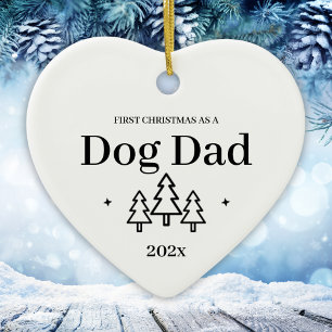 Dog Dad 2026 Christmas Ornament