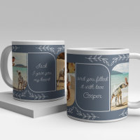 Dog Dad 3 Vertical Photo Loving Words Personalized