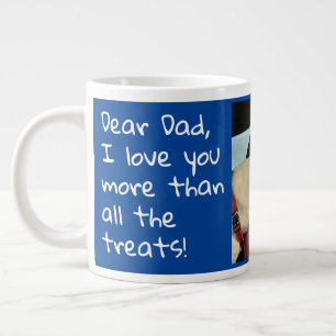 Dog Dad All The Treats Photo Large Coffee Mug