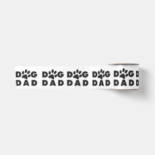 Dog Dad classic Satin Ribbon