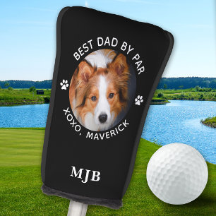 Dog Dad Custom Photo Personalized Monogram Putter Golf Head Cover