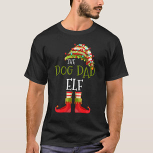 Dog Dad Elf Group Matching Family Christmas 2 T-Shirt