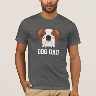Dog Dad English Bulldog Father's Day T-Shirt