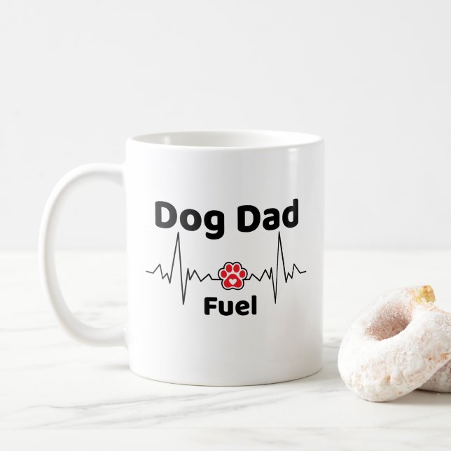 Dog Dad Fuel Mug (With Donut)