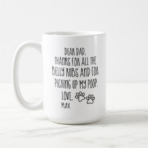 Dog Dad Gift, Fathers Day, Dog Dad, Personalized Coffee Mug